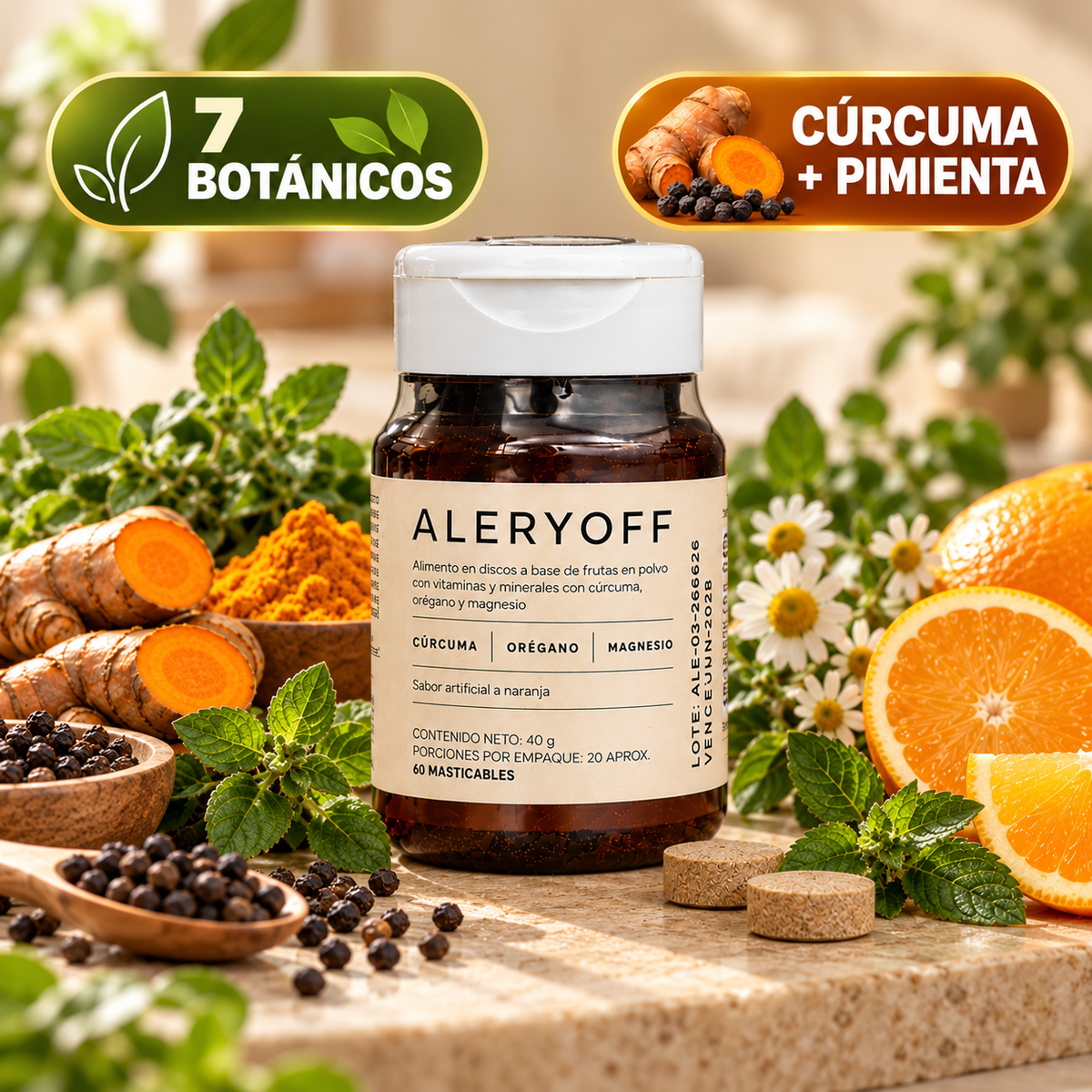 AleryOff – Suplemento Funcional para tus Alergias